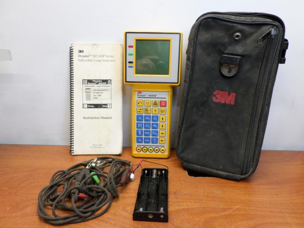 3M Dynatel 965DSP w/ Leads & Case