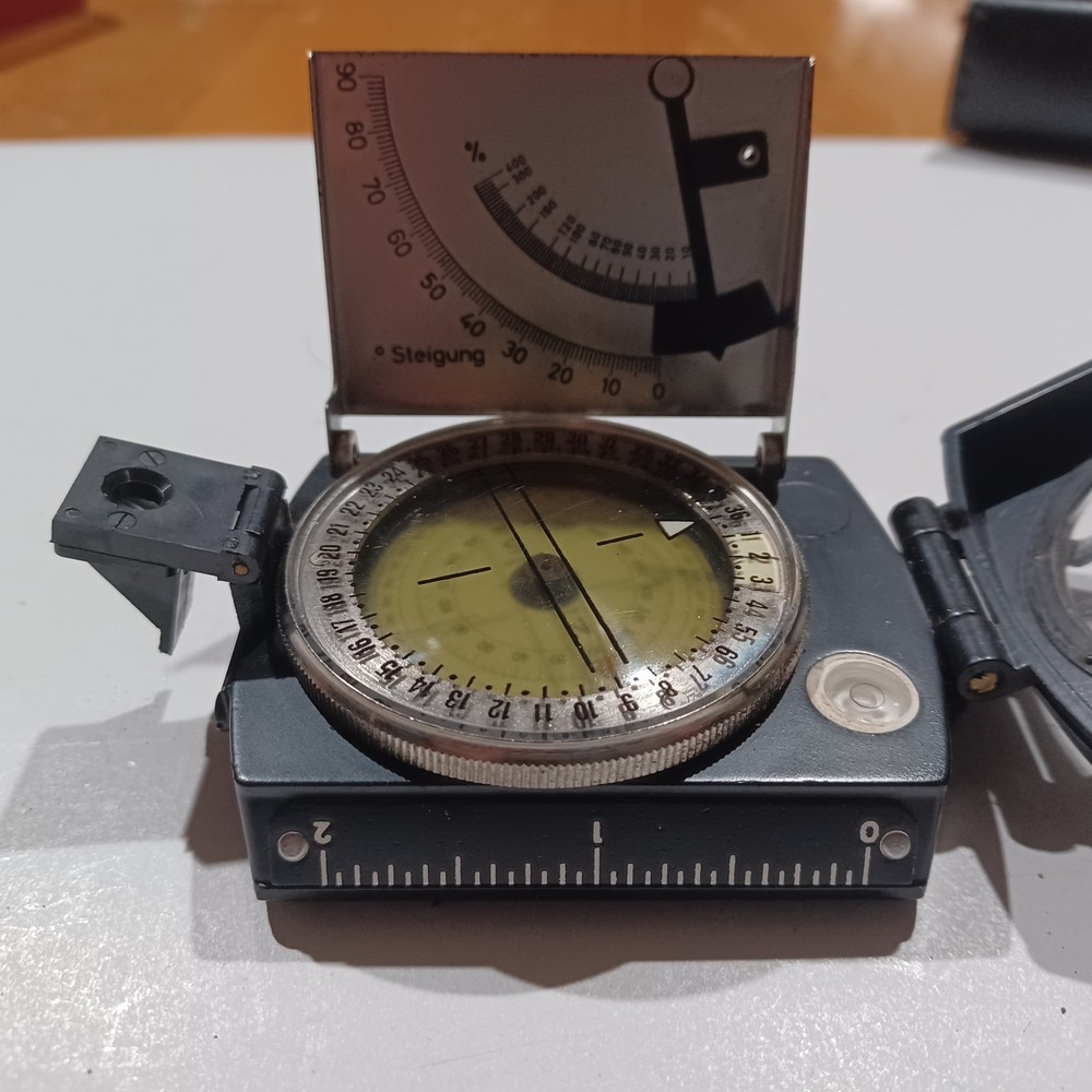 Steigung W Germany Compass Leather Case Level