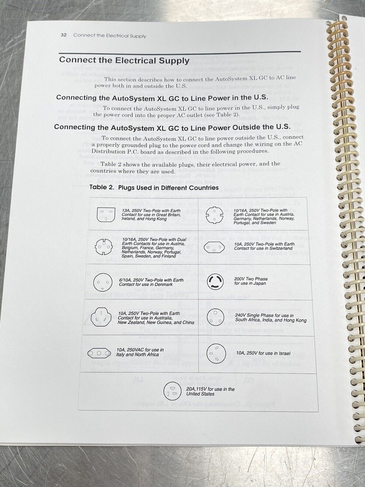 Perkin Elmer PE Auto System XL GC Gas Chromatography - Manual / Users Guide