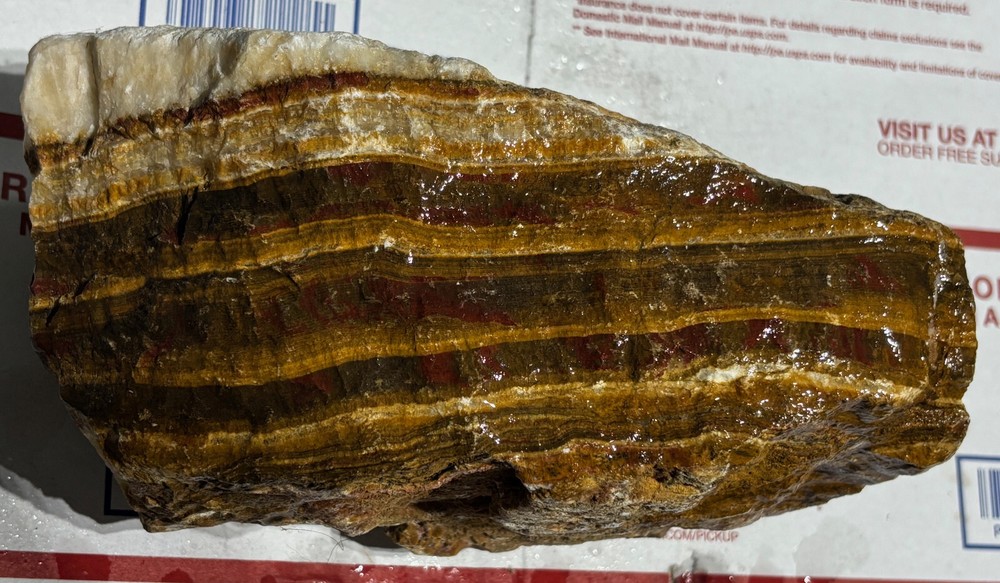 Z~ Travertine Onyx Faced Rough 10 Lbs