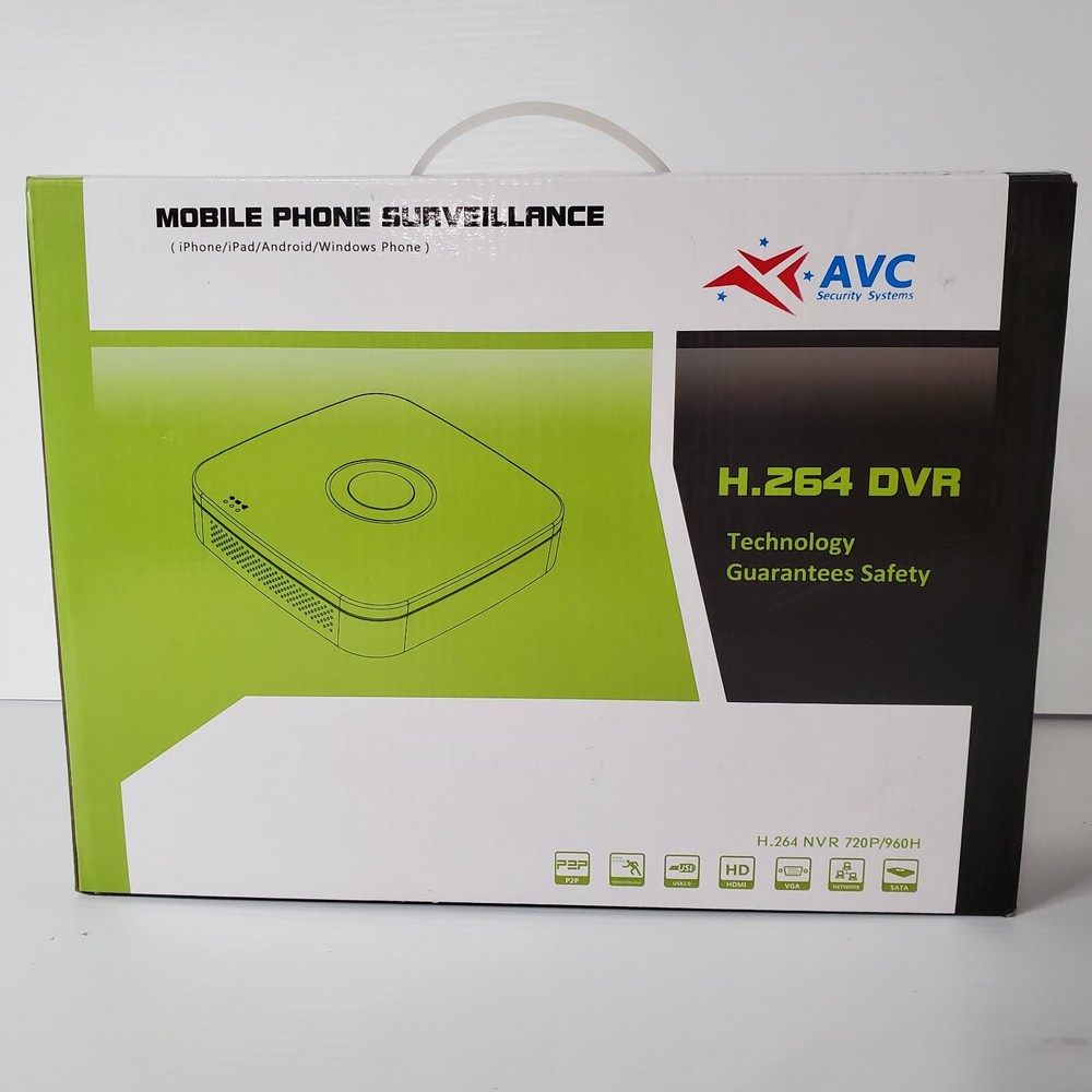 AVC Security Systems Network Video Recorder H.264 DVR Mobile Phone Surveillance