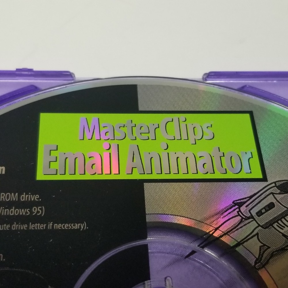 Master Clips Email Animator MasterClips Windows 95 1998