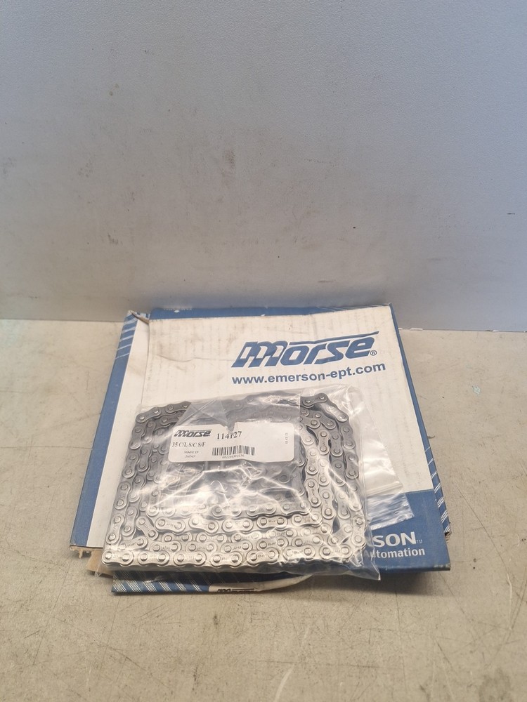 Morse #35R Roller Chain 6ft With Connecting Link NOS
