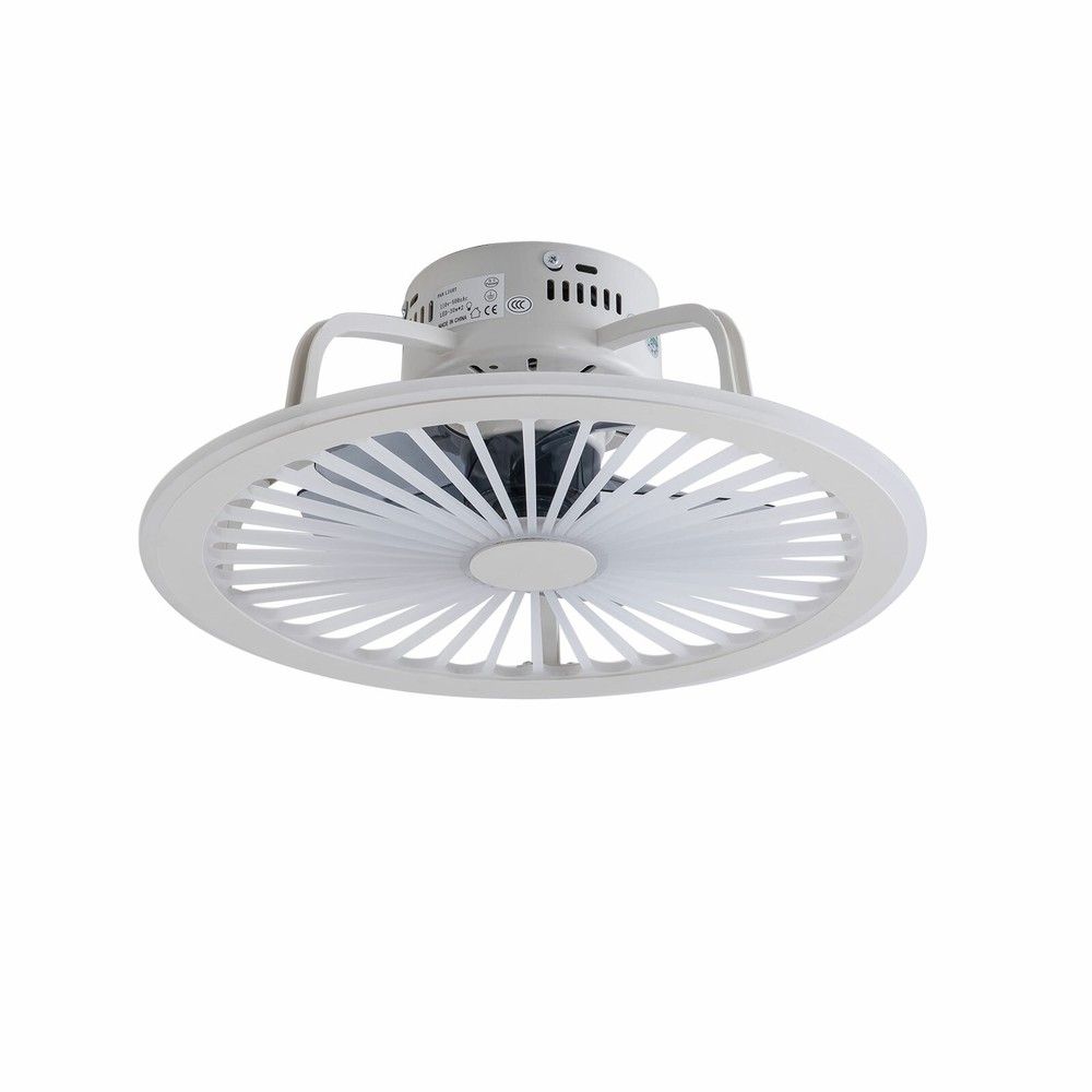 Ceiling Fan Light 48W Dimmable LED Light Flush Mount Lamp Remote Control,Timing