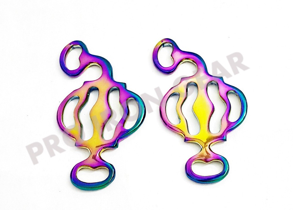 Rainbow Hackamore Cheeks Bitless Horse Bit English Western