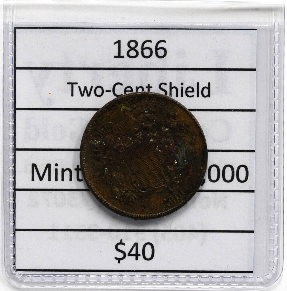 1866 2 Cent Piece