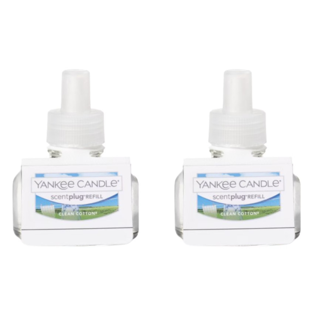 Yankee Candle ScentPlug Refill, Clean Cotton 2 Pack