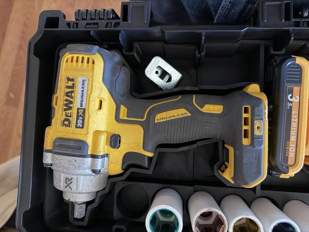 DeWalt DCF894 Impact Wrench & Socket Insert for Deep Compact Organizer (Insert)