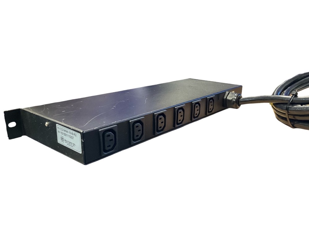 Multimek Inc CS-9494-16-B-R2 Rack Mount Power Distribution Interface Unit