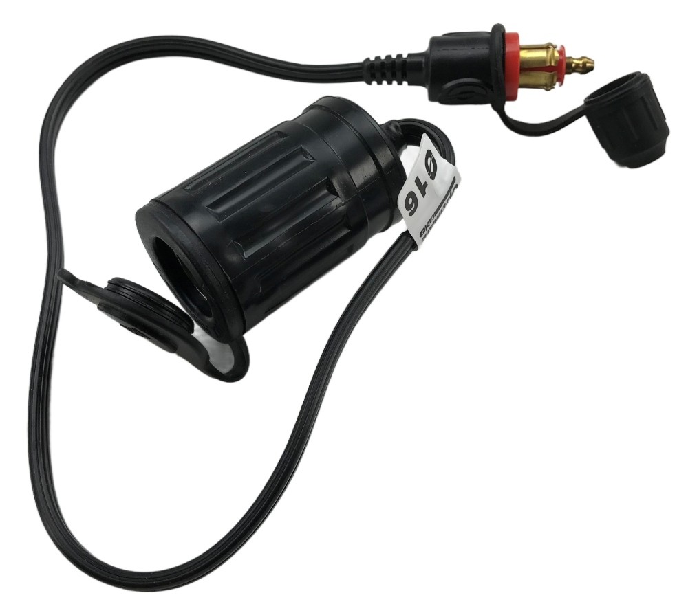 Tecmate OptiMate Auto Socket to Bike Plug Adaptor Cable (O-16)