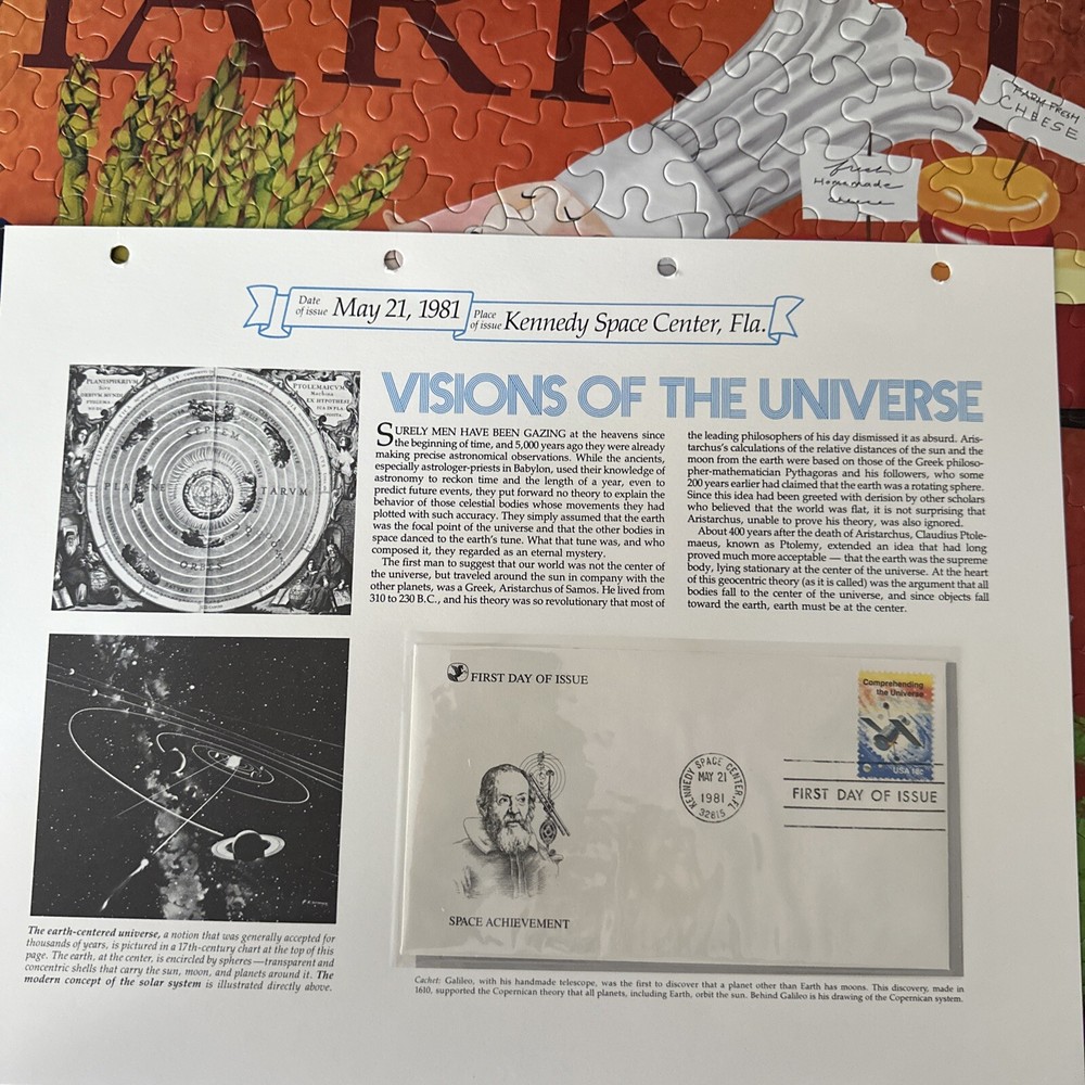 READER,S DIGEST FIRST DAY COVER COLLECTION-KENNEDY SPACE CENTER FL
