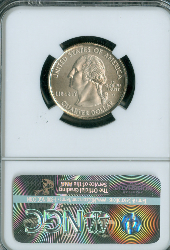 2008 D OKLAHOMA QUARTER NGC MS67 SMS