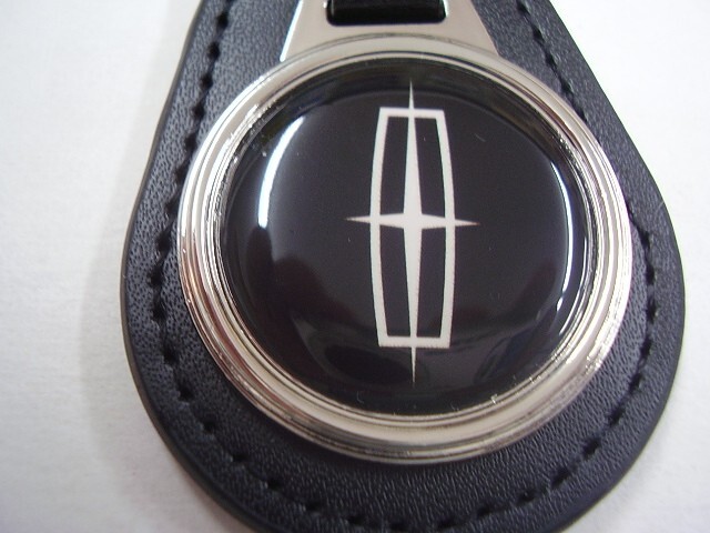 LINCOLN    KEY CHAIN   LEATHER FOB