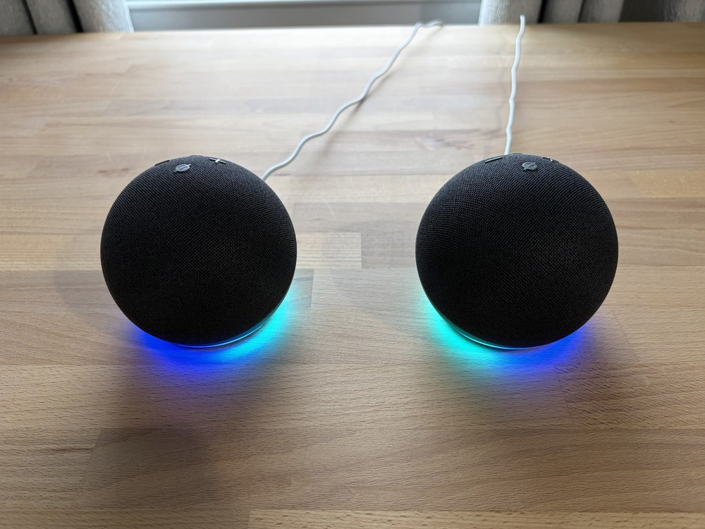 Amazon Echo Dot (4th Generation, Charcoal) w/ Charger [Pre-owned]