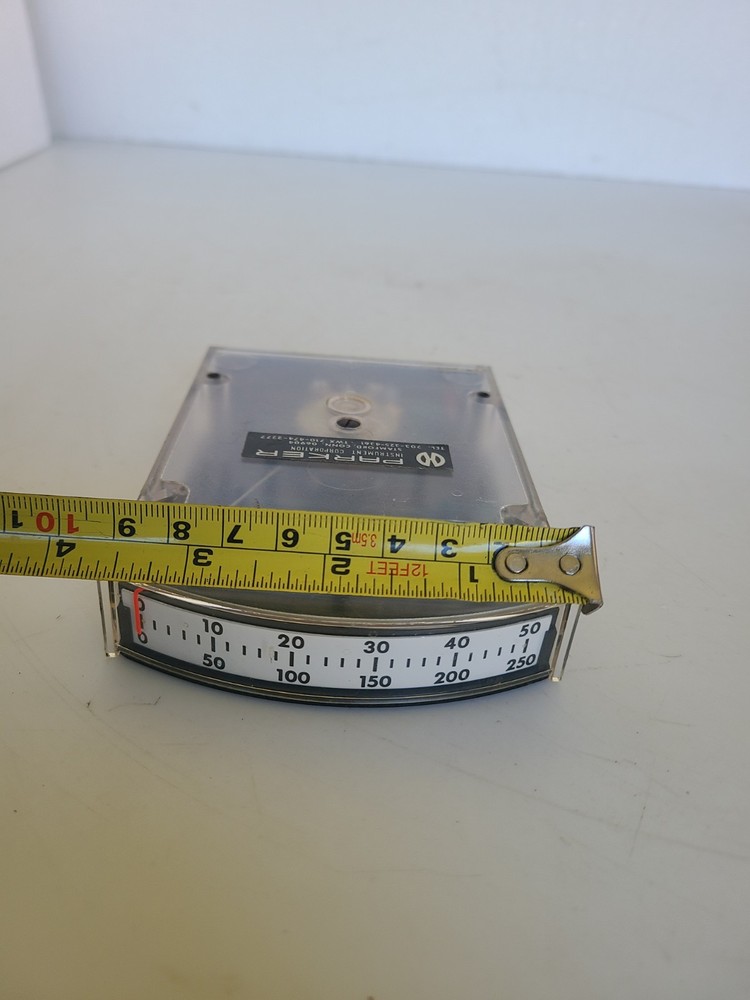 Vintage Parker 0-50 0-250 Panel Meter