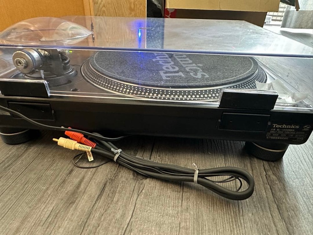 Technics SL-1200MK6 Black Direct Drive DJ Turntable Tested Working