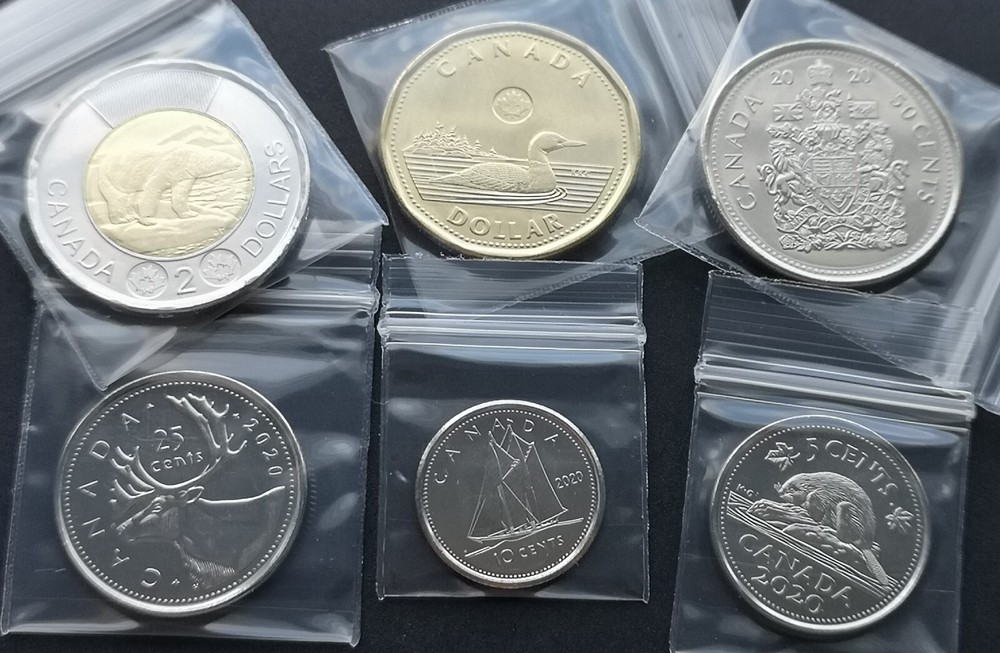 *** CANADA  2020  UNCIRCULATED   COINS  SET ***