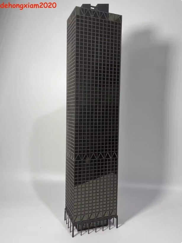 1/150 Building Model Office Building Scene Architecture Assembled Skyscraper
