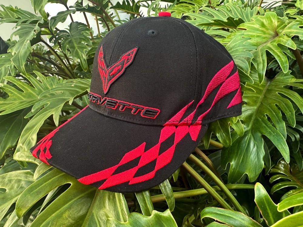 SR1 Performance C8 Corvette Bad Vette Hat - Adjustable 3-D Embroidered Cap - ...
