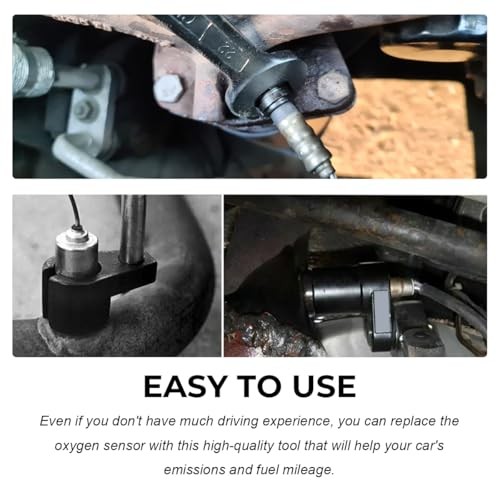 Offset Oxygen Sensor Socket, 3/8-Inch Drive by 7/8-Inch 22 mm O2 Sensor