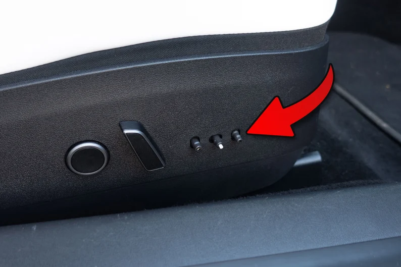 Tesla Model 3, Y Side Seat Adjustment Position Button, 2017-2024