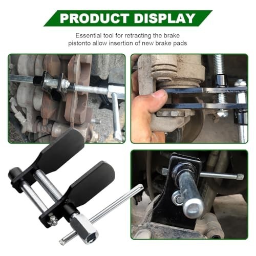 Universal Brake Caliper Compression Tool - Heavy-Duty Disc Brake Pad Spreader fo