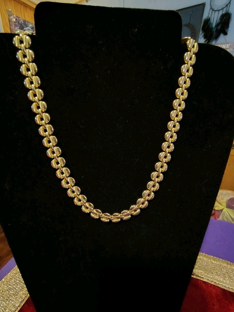 Vintage Premier Design Goldtone Necklace