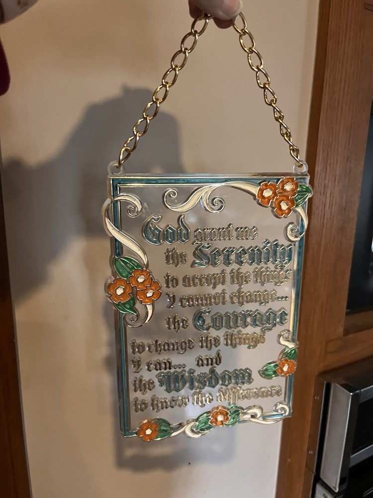 Serenity Prayer Sun Catcher