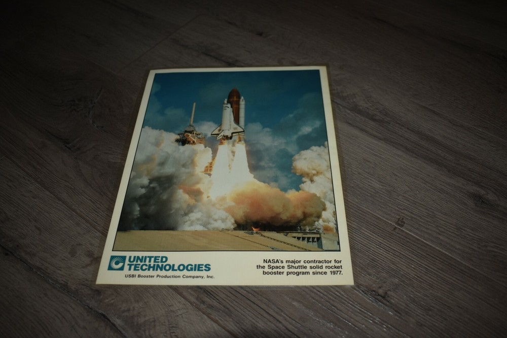 Space Shuttle solid rocket booster & external tank manufacturer press photos