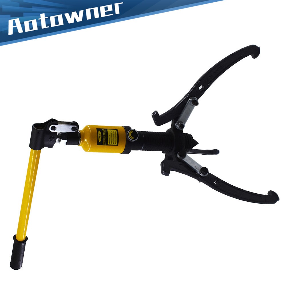 3-Jaw 5 Ton Hydraulic Gear Puller Set Wheel Bearing Pulling Separator w/ Case