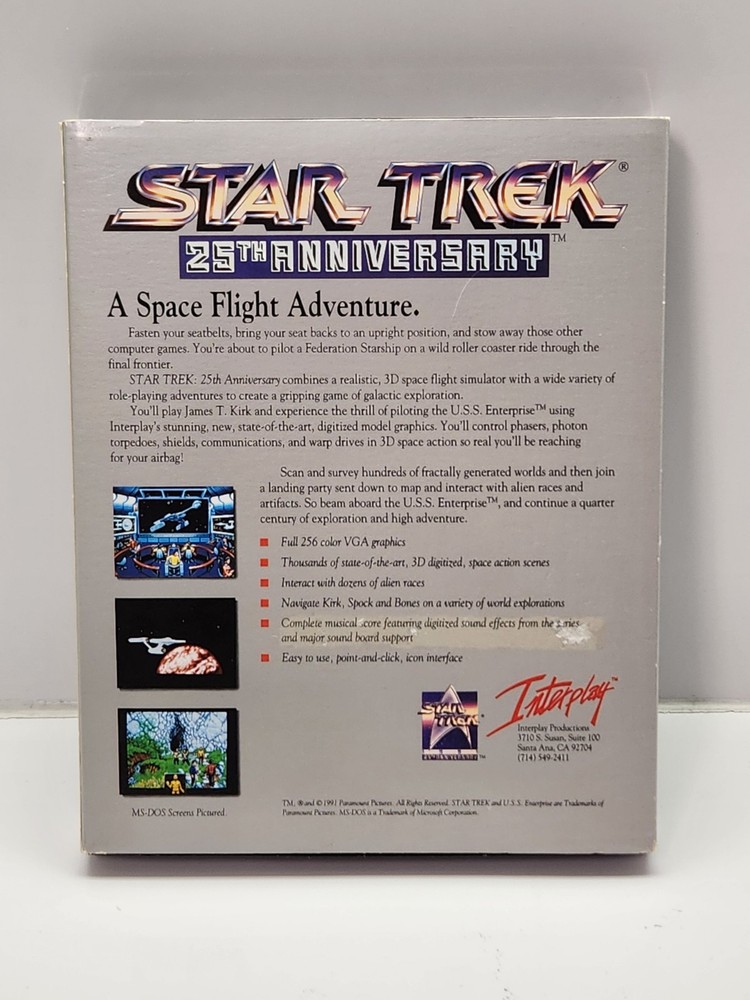 Star Trek 25th Anniversary (PC, 1991)