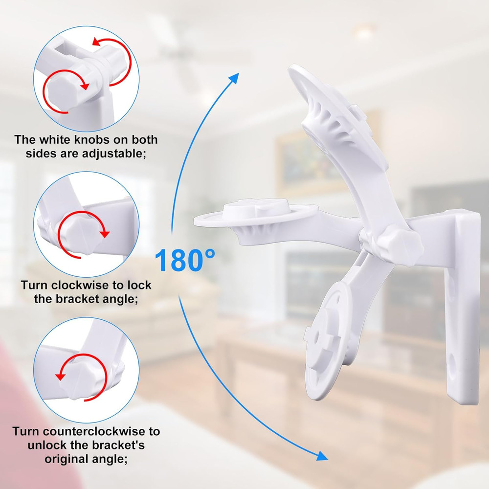 Camera Wall Mount Compatible with Reolink E1 / E1 Pro, White Camera Wall Bracket