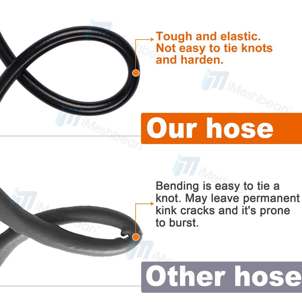 50 FT Pressure Washer Hose Replacement Power Wash Extension M22 Thread Connector