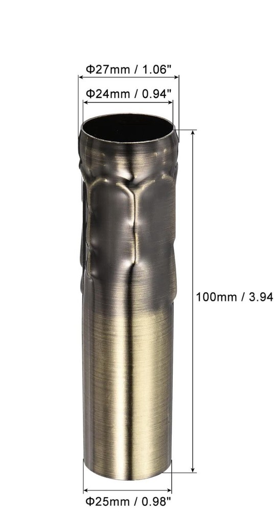 MECCANIXITY Candle Socket Covers, 4 Inch Tall.