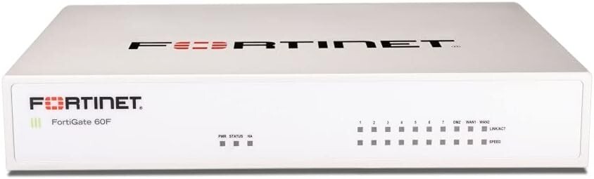 Fortinet FG-60F Fortigate-60F Network Security Firewall Initialized w/Adapter JP