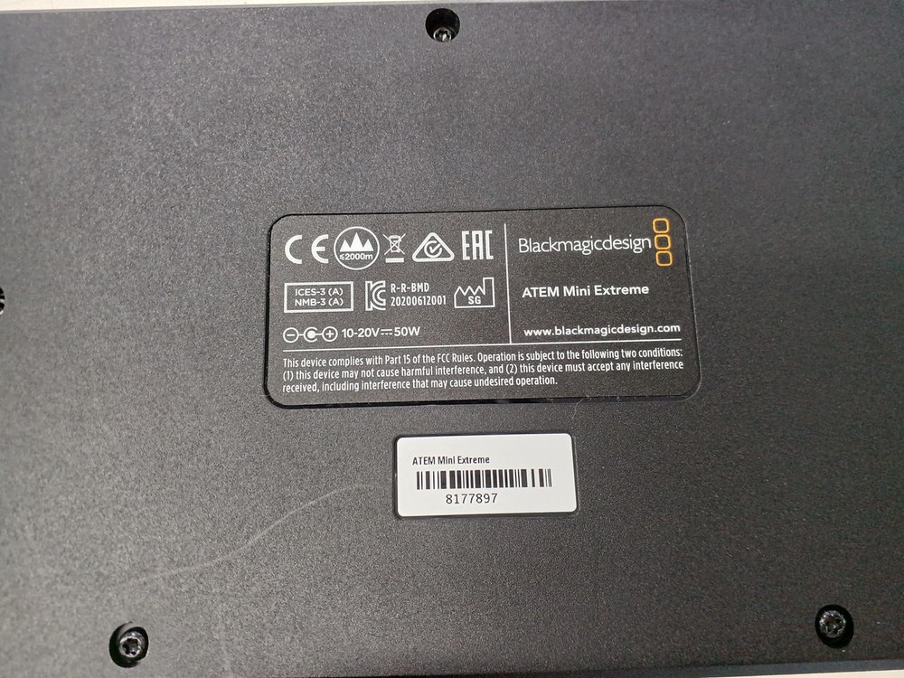 Blackmagic ATEM Mini Extreme Video Switcher 8 HDMI Input Multiview USB