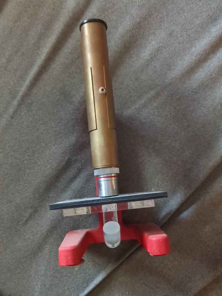 Vintage Brock Optical Magiscope Student Lumarod Microscope Used