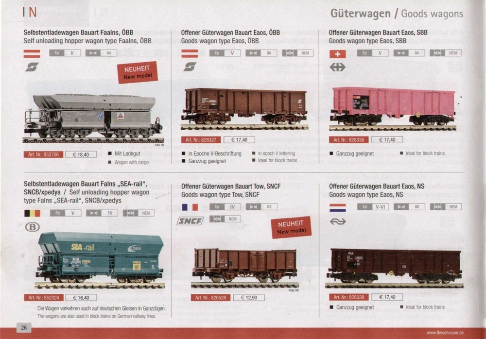 catalog START PROGRAM ROCO FLEISCHMANN 2018 large in detail and technology D E bb