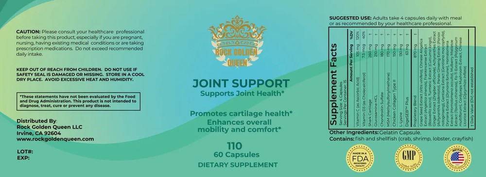 RGQ110 - Joint Support, 60 Capsules