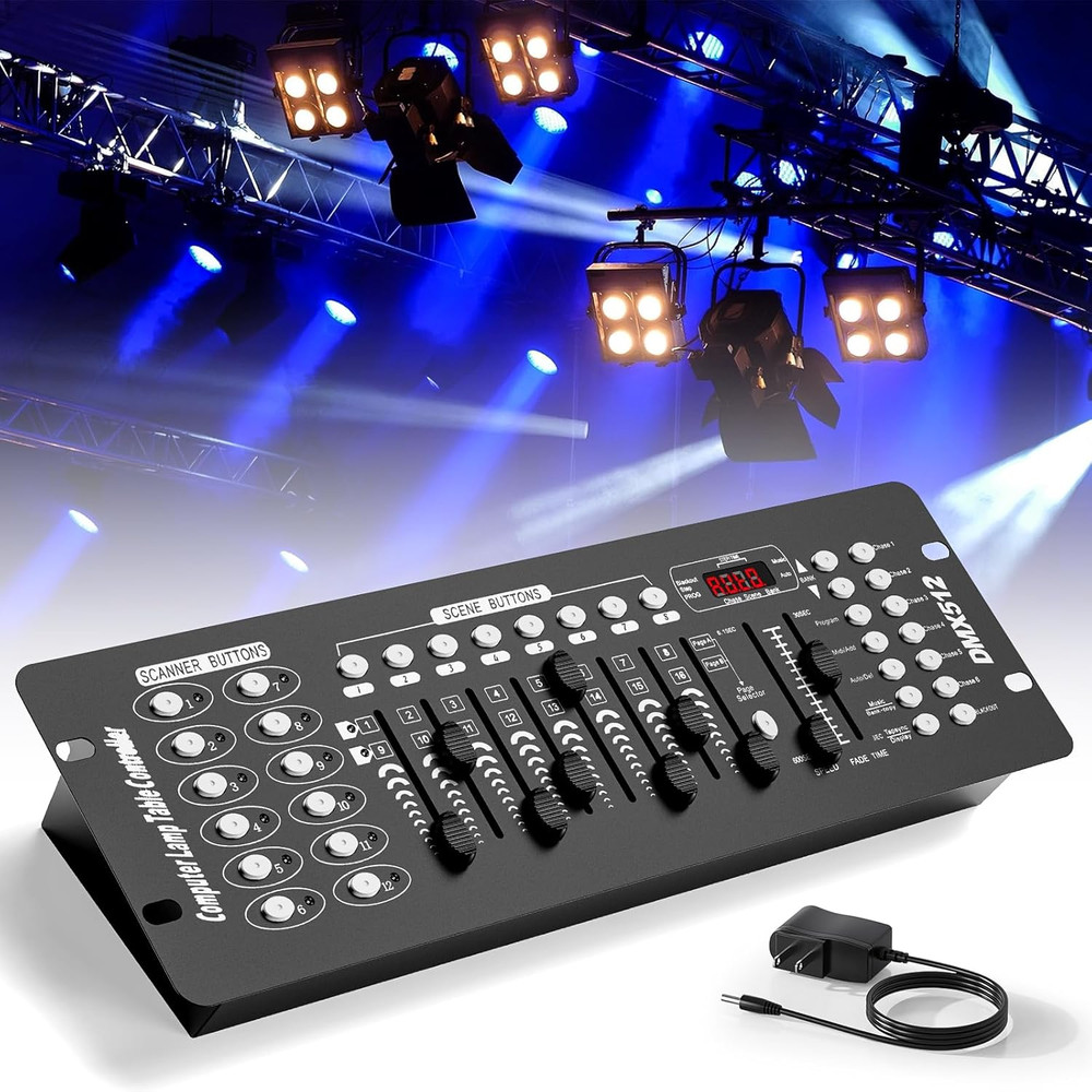 Controlador DMX 192 para editar programas