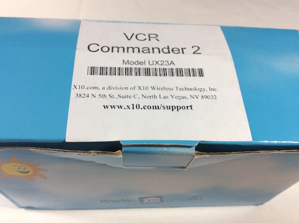 X-10 VCR Commander 2 New In Box