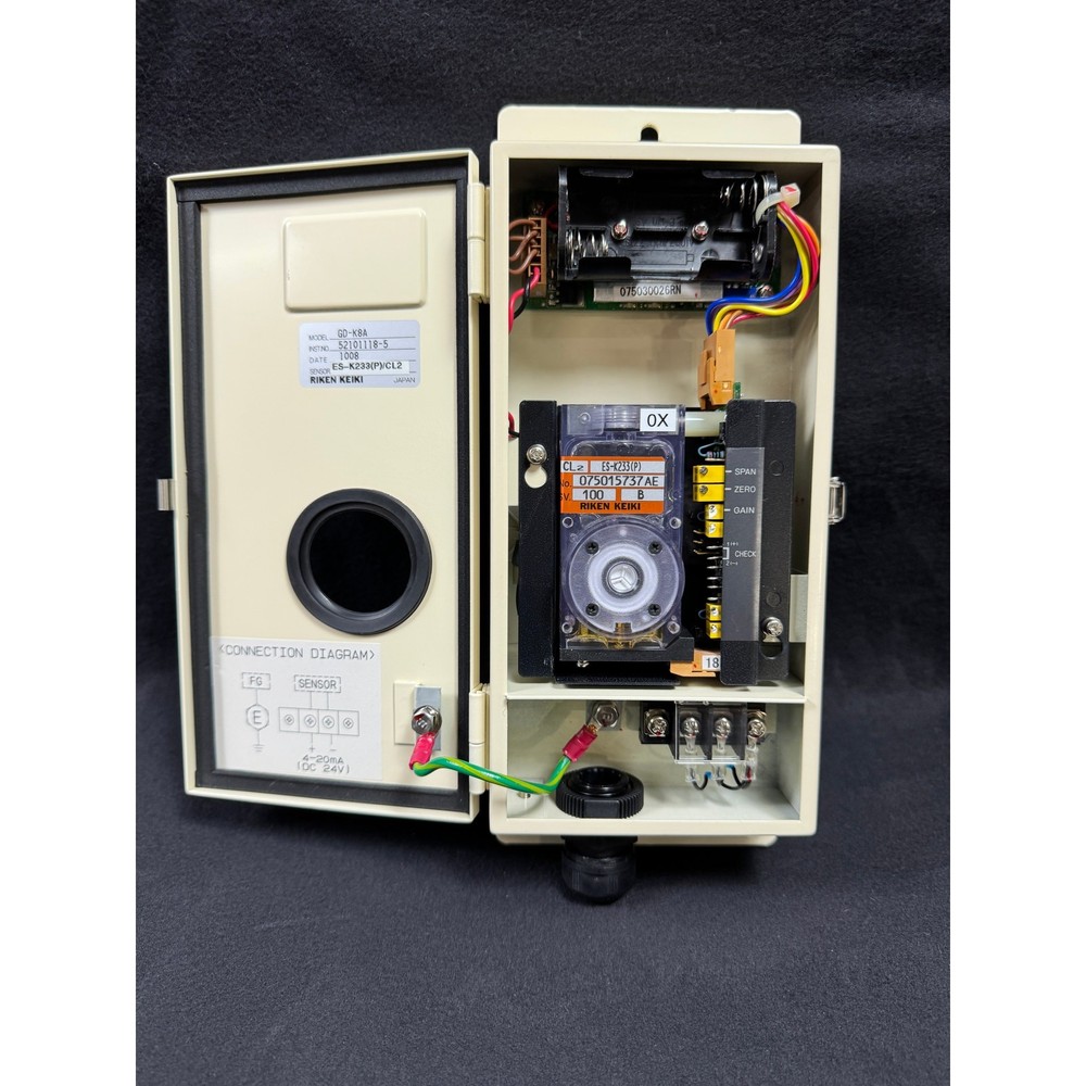 RKI Instruments Gas Detector Sensor GD-K8A 0-3ppm CI2