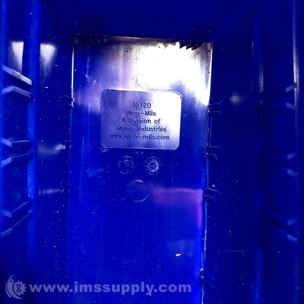 Akro Mils 30-120 Blue Plastic Storage Bin 7772