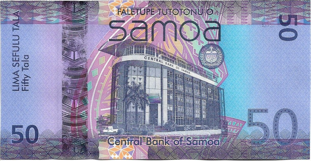 SAMOA 50 Tala 2008 New Signatures P41b UNC