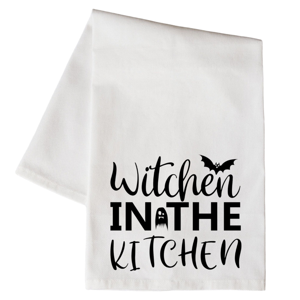 Witchen In The Kitchen Witchy Kitchen Dish Towel Decoration