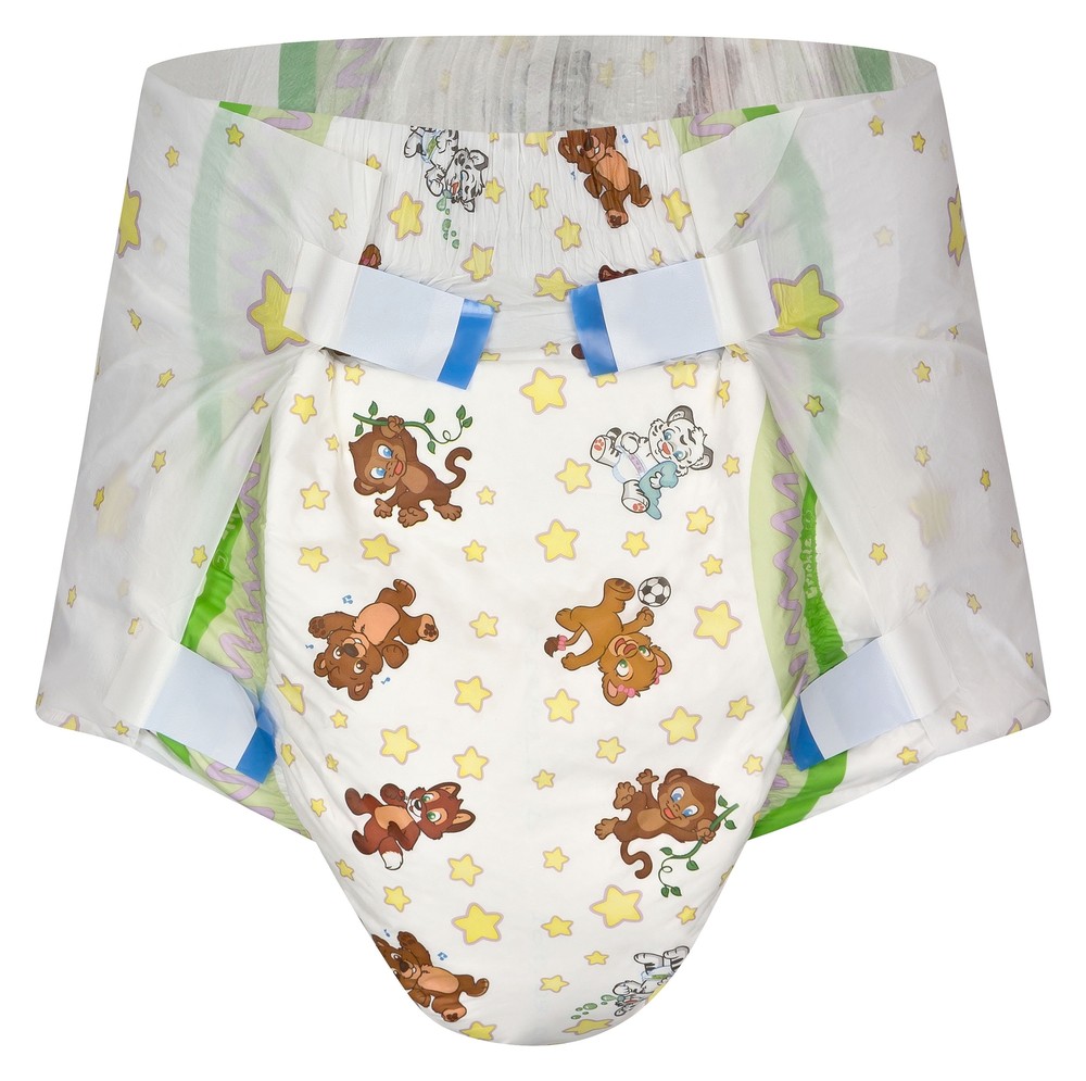 *2 PC* Crinklz Special needs / Adult Printed diaper sampler