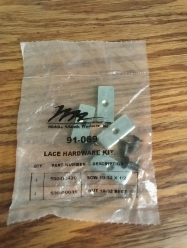 Middle Atlantic Products 91-069 Lace Hardware Kit