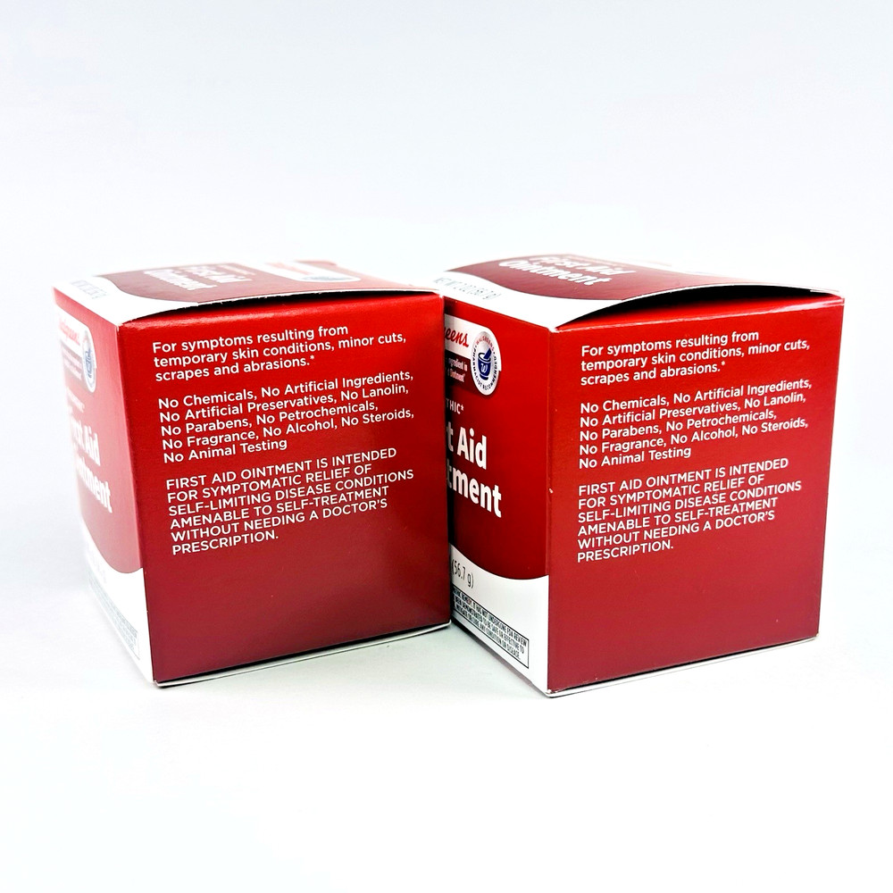 (2 Pack) Walgreens Homeopathic First Aid Ointment (2 oz) Compare To Emuaid Max