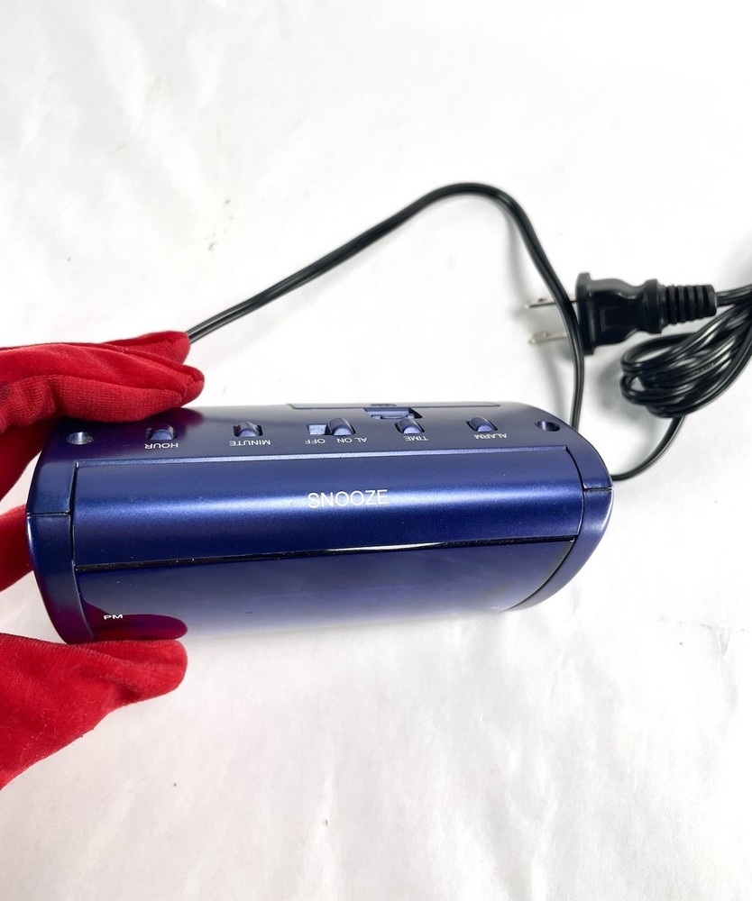 Alarm Clock Mainstay Blue Model E099 Tested