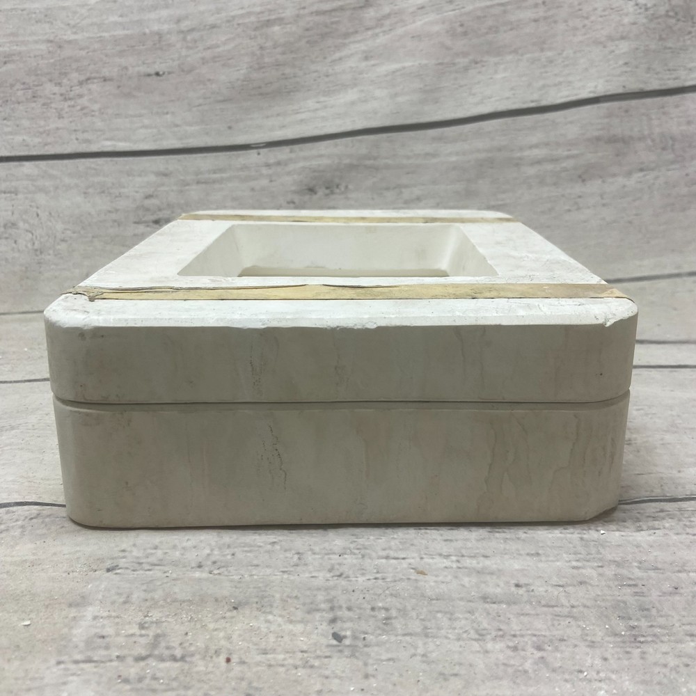 Unbranded Ceramic Casting Mold Grape Vine Design Square #W-374
